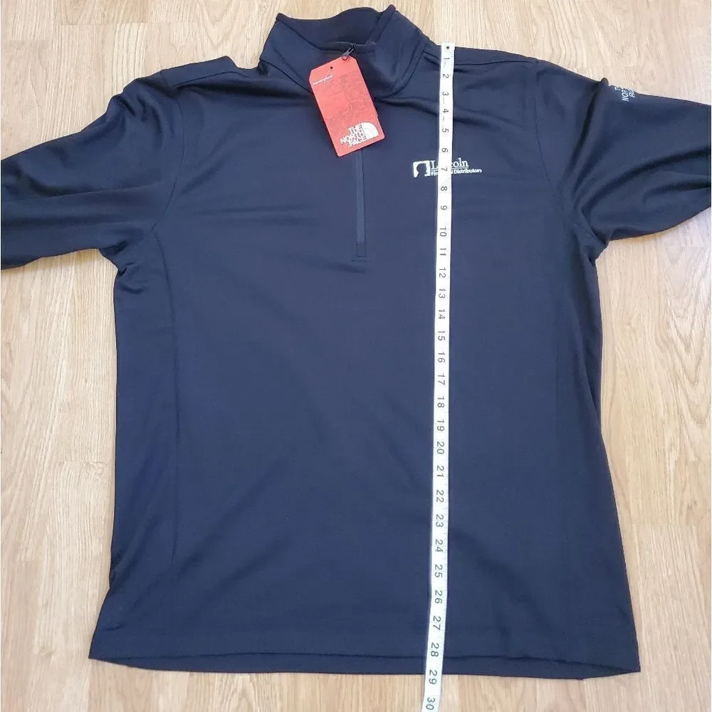 NEW! The North Face  1/4 ZipTech Fleece Jacket size Large in Black